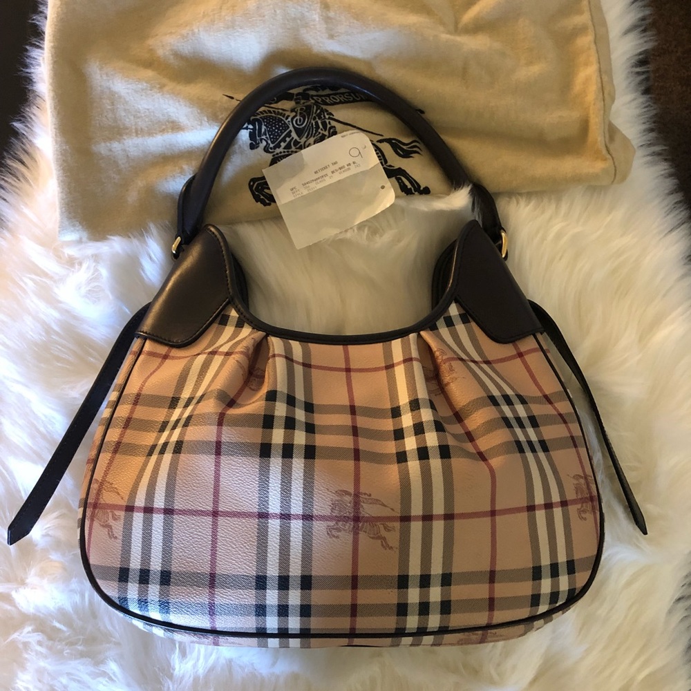 Burberry Haymarket Check Brooklyn Hobo.